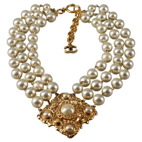 chanel 160 cm pearl necklace